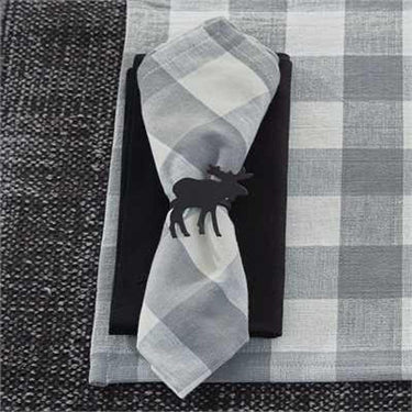 Wicklow Check Dove Napkins - Set of 6 Park Designs - The Fox Decor